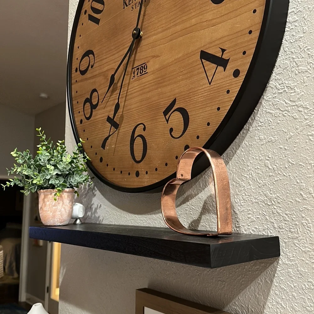 Black Wall Hanging Decor Shelf